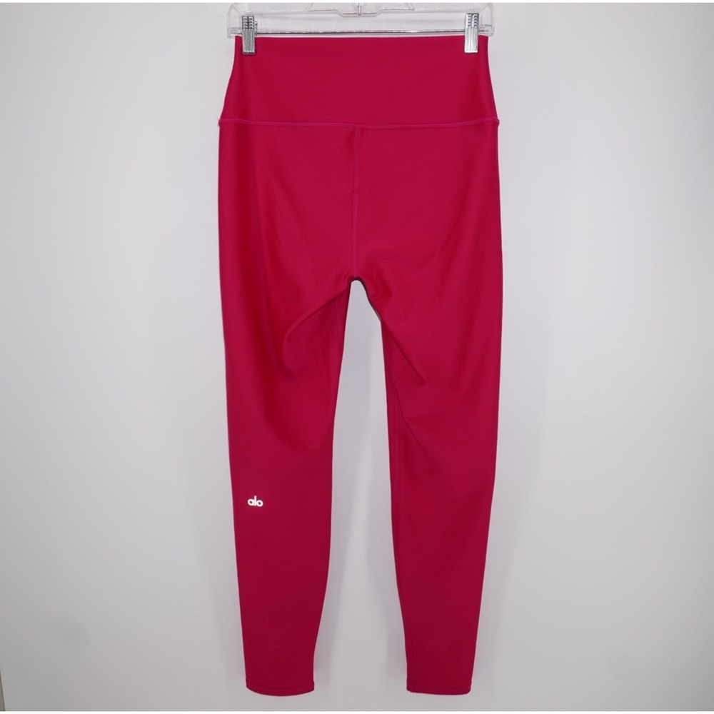 Alo Yoga Pink High Waist Airlift Leggings Large RN 87370 Hot Pink Gym Pilates